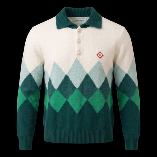 Casa Monograph Polo Sweater